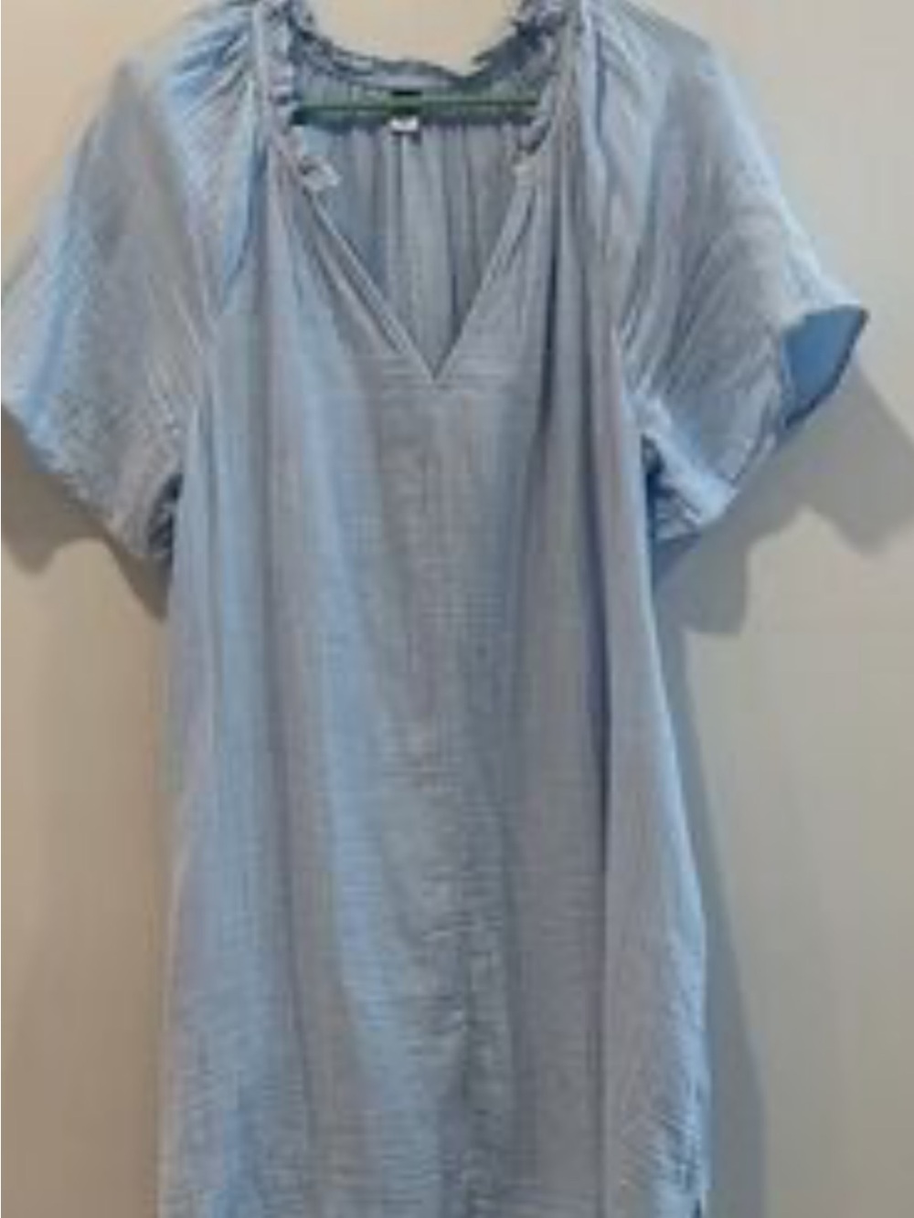 Old Navy Pale Blue V-Neck Tunic Dress